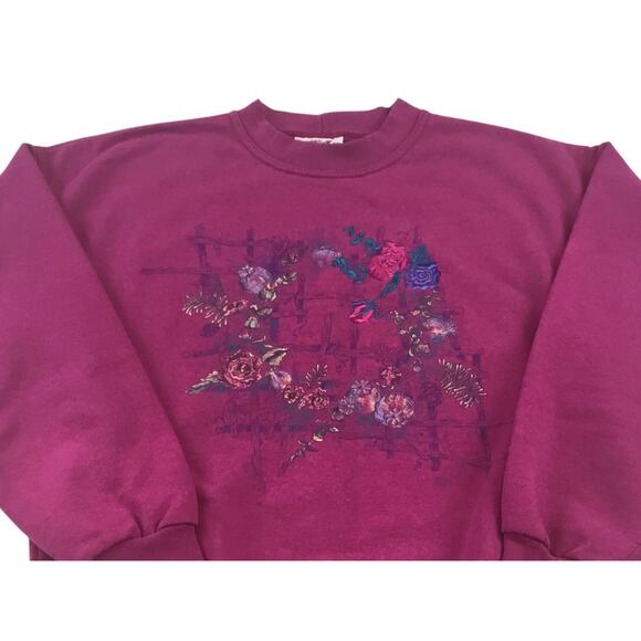 Northern Reflections Magenta Roses Size Small - Picture 2 of 4